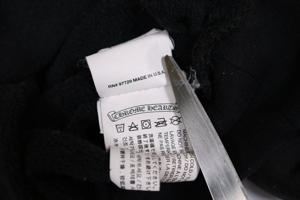 Chrome Hearts horseshoe floral hoodie