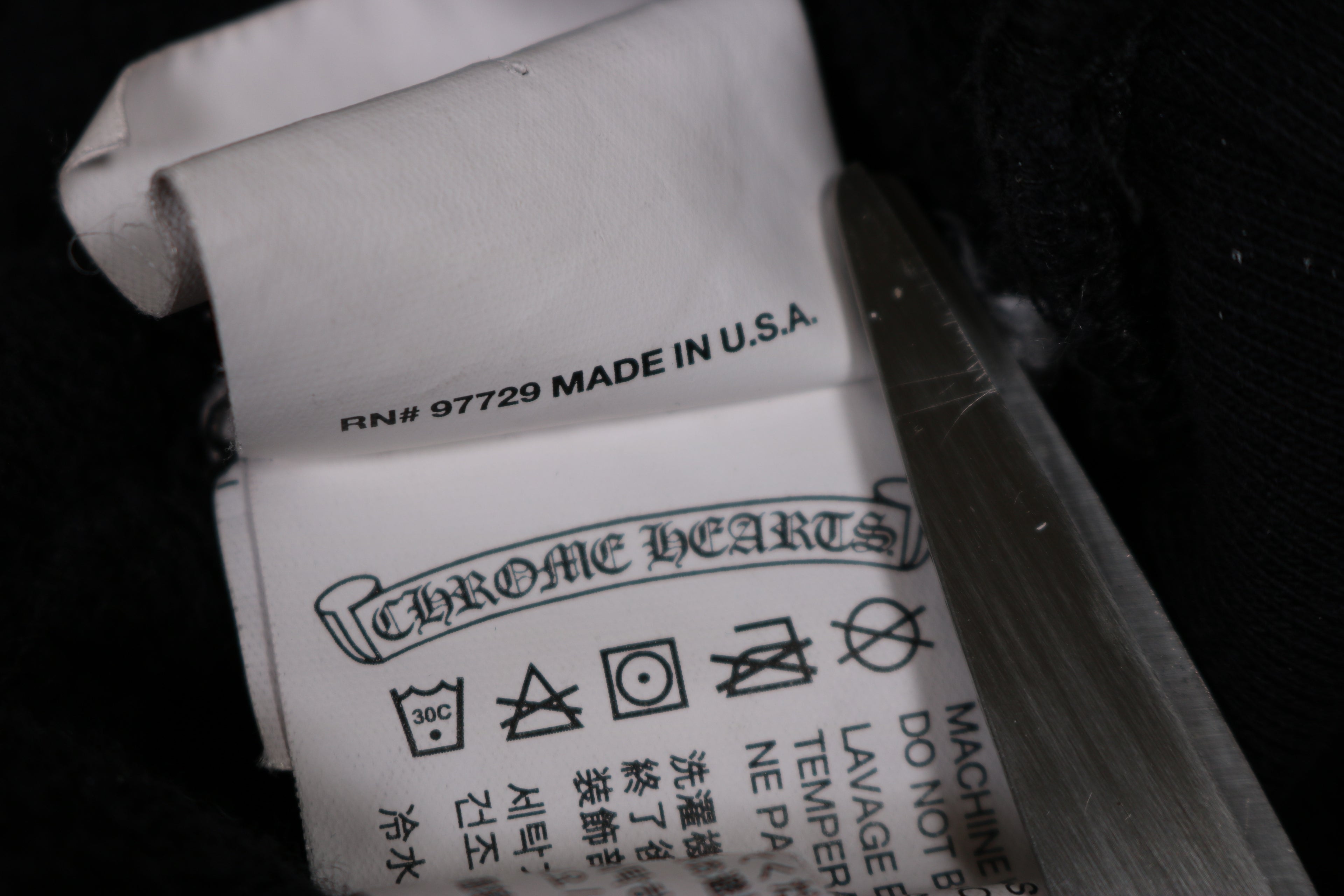 Chrome Hearts horseshoe floral hoodie