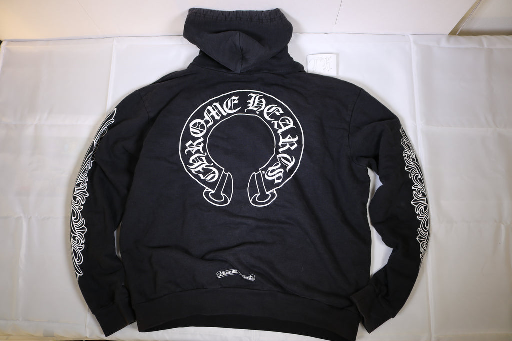 Chrome Hearts horseshoe floral hoodie
