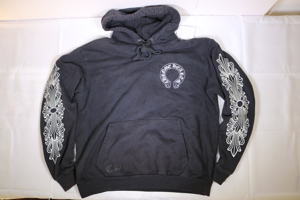 Chrome Hearts horseshoe floral hoodie