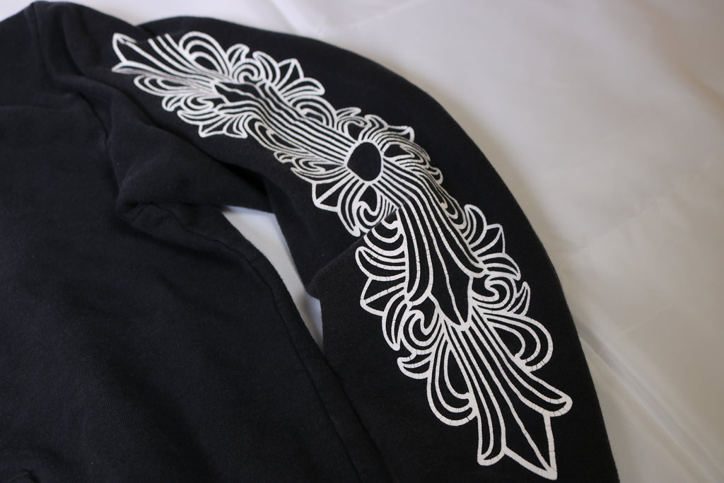 Chrome Hearts horseshoe floral hoodie