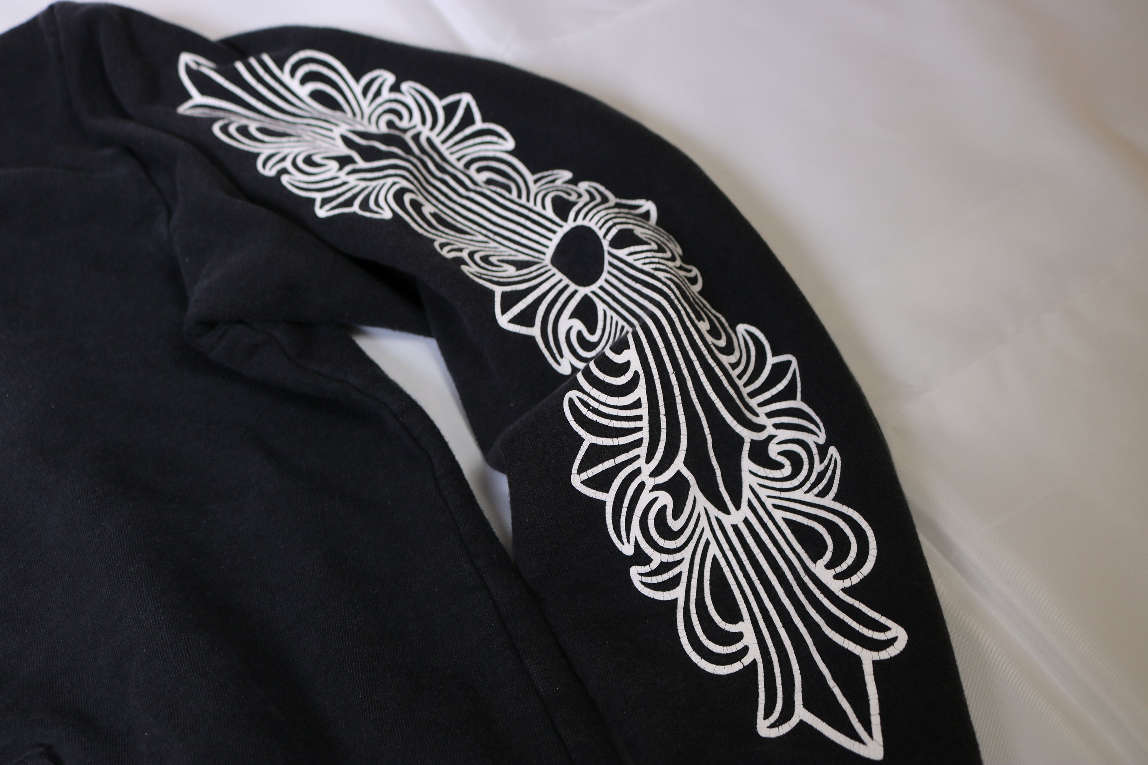 Chrome Hearts horseshoe floral hoodie